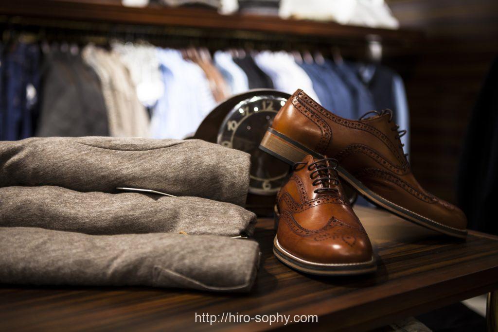革靴と紳士用品